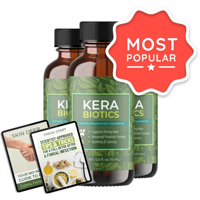 Kerabiotics Longevity & Vitality Supplement Bottle (3 Bottle / 90 Day Pack)