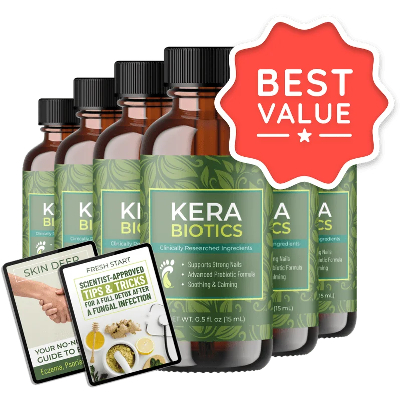 Kerabiotics Longevity & Vitality Supplement Bottle (6 Bottle / 180 Day Pack)